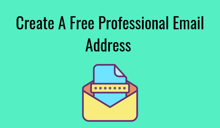 how to create free professional email