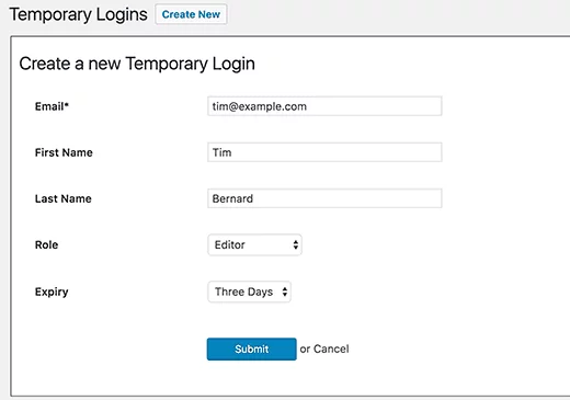 temperory-login-wordpress-interface-1