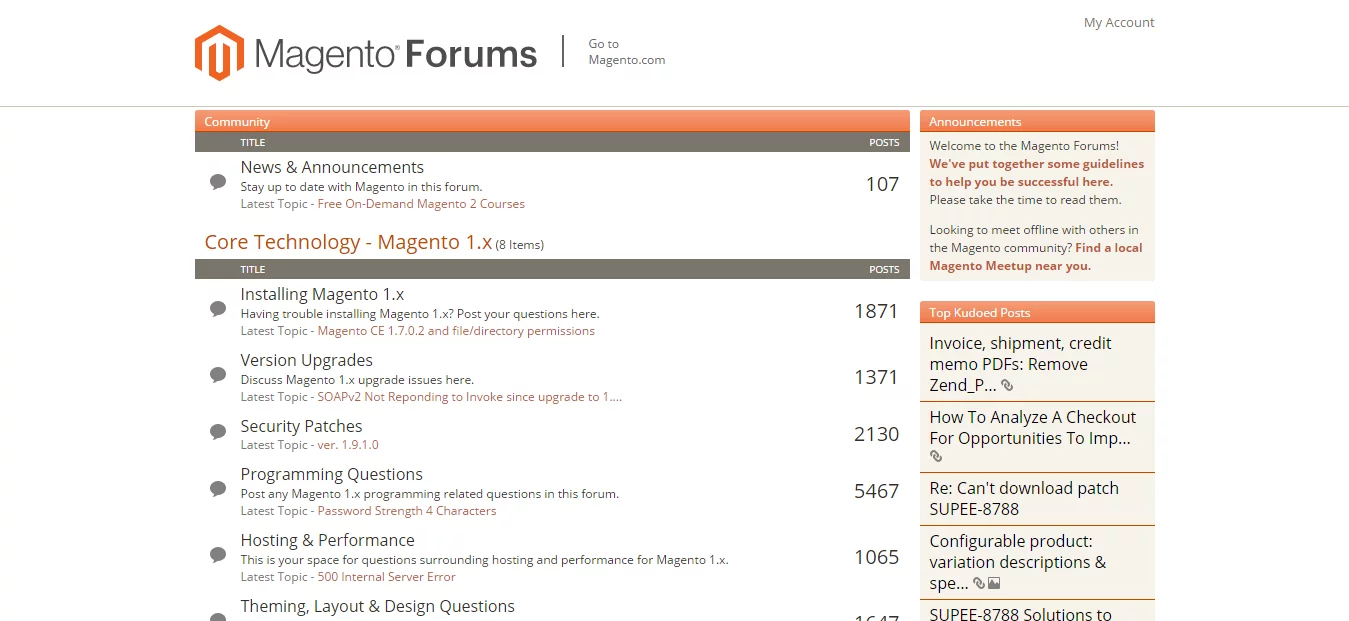 Official Magento Forums