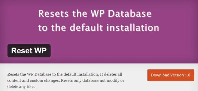 reset-wp