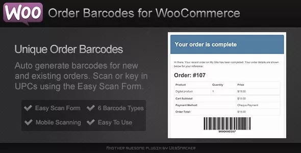 WooCommerce Plugins - Order Barcodes