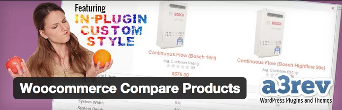 Woocommerce Compare Products