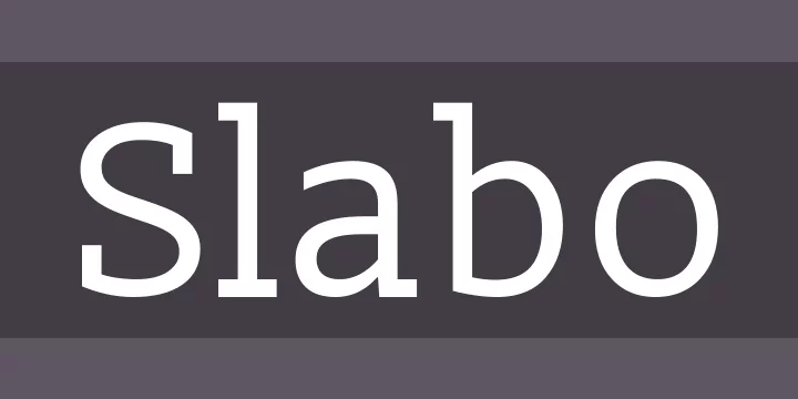 Slabo 27px google font