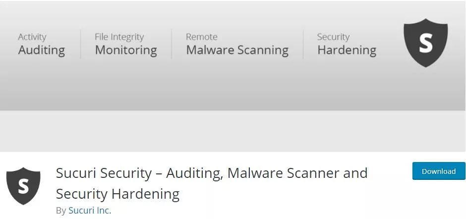 WordPress Security Plugins - Sucuri Security