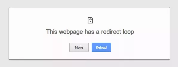 ERR Too Many Redirects Google Chrome