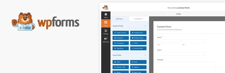 WPForms Best contact form plugins for WordPress