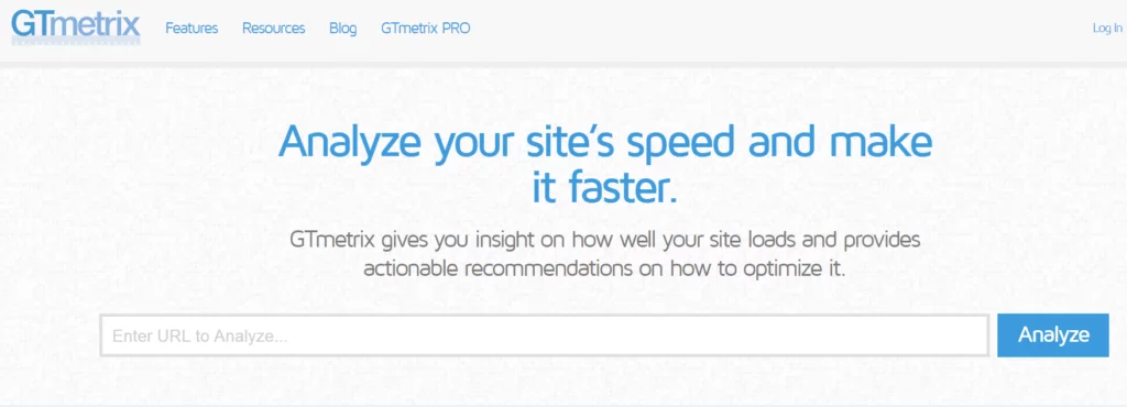 GTmetrix Website Speed Test