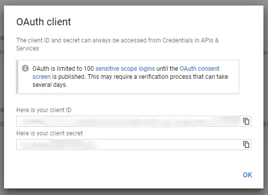 OAuth Client ID