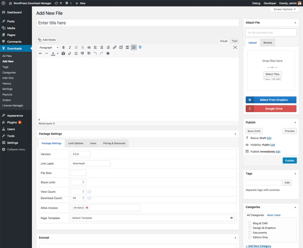 WordPress Download Manager