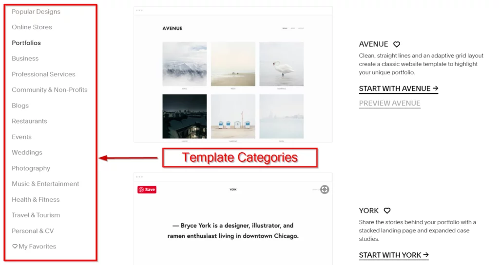 squarespace templates WordPress vs Squarespace