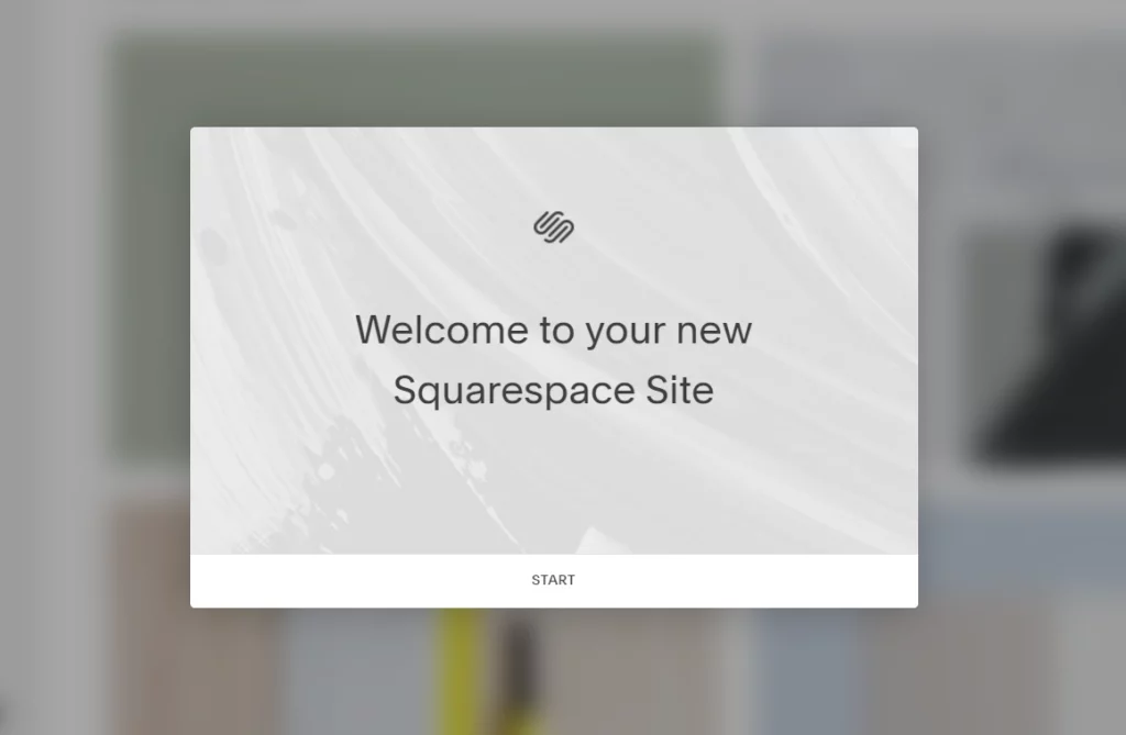 Squarespace Welcome Screen WordPress vs Squarespace