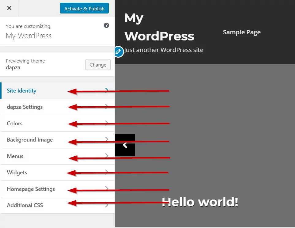 WordPress theme options WordPress vs Squarespace