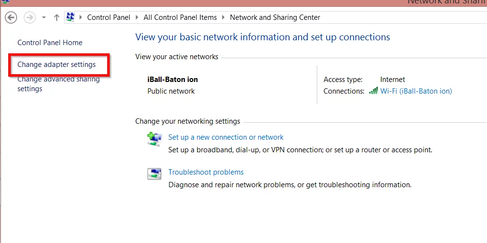 change-adapter-setting Fix 504 Gateway Timeout Error