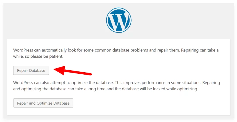 database-repair-screen How to fix Error Establishing a Database Connection