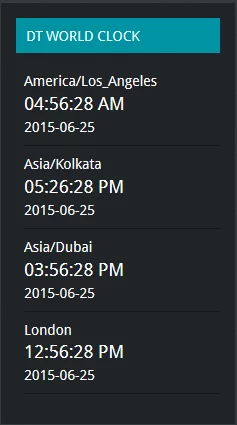 dt-world-clock 15 Best WordPress Widgets
