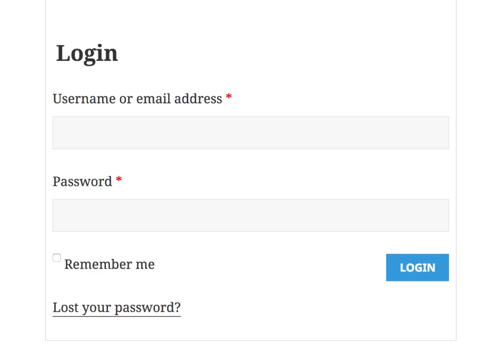 login-page How to Enable User Registration