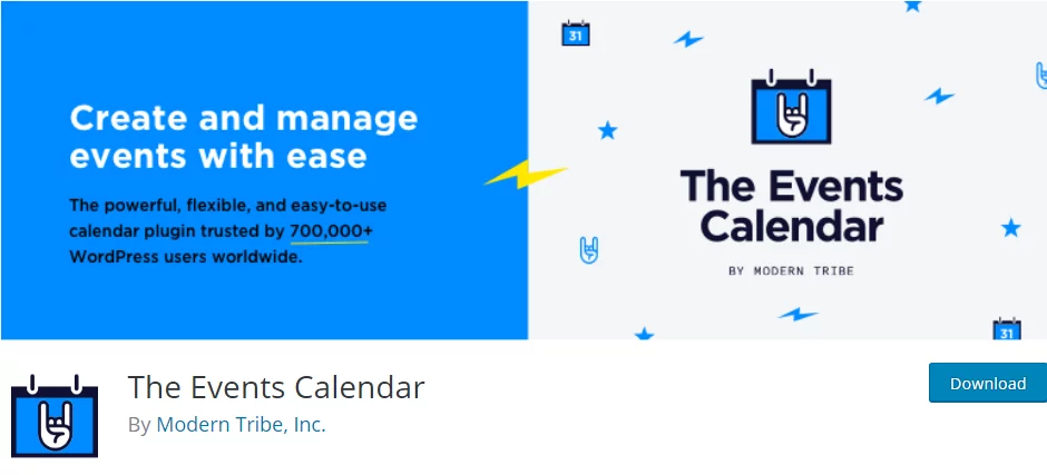 The-Events-Calendar WordPress Event Calendar Plugins