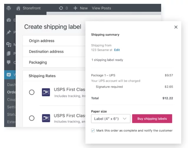 WooCommerce shipping