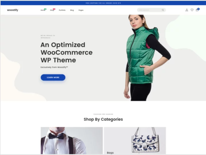 woostify WordPress ecommerce theme