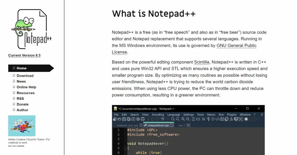 Notepad++