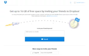 Dropbox referrals 