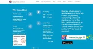 epic privacy browser