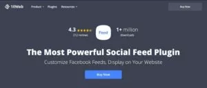 10web social post feed