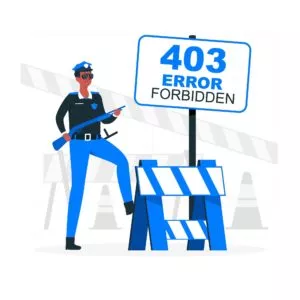 403 Forbidden error