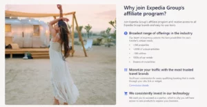 Monetize your website expedia